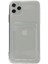 Newface iPhone 11 Pro Max Kılıf Kart Şeffaf Silikon - Şeffaf 2