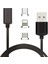 Iphone Type-C Android 3 Başlık Manyetik Şarj USB KABLOSU-(1903) - KA4085-6316 2