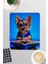Kitap Okuyan Sevimli Köpekler No:5 Oyuncu Gaming Dikdörtgen Bilek Destekli Mousepad 1