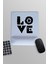 Love Hediyelik Baskılı Dikdörtgen Bilek Destekli Mousepad 1