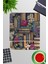 Çiçek ve Kitaplar No:1 Oyuncu Gaming Dikdörtgen Bilek Destekli Mousepad 1