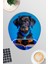 Kitap Okuyan Sevimli Köpekler No:4 Oyuncu Gaming Oval Bilek Destekli Mousepad 1
