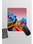 Pop Art Çiçek Baskılı Oyuncu Gaming Dikdörtgen Bilek Destekli Mousepad 1