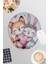 Sevimli Hayvanlar No:3 Baskılı Oyuncu Gaming Oval Bilek Destekli Mousepad 1