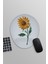 Ayçiçeği Baskılı Oval Bilek Destekli Mousepad 1