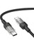 Hoco U129 Transparan Type-C To Type-C Data ve Şarj Kablosu 1M-(1903) - KA9619-4411 2
