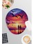 Deniz Günbatımı Sunset Baskılı Oyuncu Gaming Oval Bilek Destekli Mousepad 1
