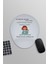 Konudan Uzaklaşıyorum Komik Eğlenceli Baskılı Oval Bilek Destekli Mousepad 1