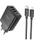 Hoco C127A PD45W(1C3A) Hızlı Şarj Aleti + Type-C To iPhone Lightning Kablo Seti-( - KA7337-5516 1