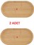 Bambu Oval Sunum ve Servis Tepsisi Yağdanlık Altlığı, Mutfak ve Banyo 2 Adet 1