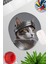 Ortaçağ Kostümlü Kediler No:8 Oyuncu Gaming Oval Bilek Destekli Mousepad 1