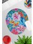 Renkli Tropik Temalı Oyuncu Gaming Oval Bilek Destekli Mousepad 1