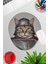 Ortaçağ Kostümlü Kediler No:9 Oyuncu Gaming Oval Bilek Destekli Mousepad 1