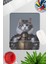 Ortaçağ Kostümlü Kediler No:5 Oyuncu Gaming Dikdörtgen Bilek Destekli Mousepad 1