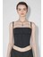 Şık Lara Korsaj - Ayarlanabilir Askılı Siyah Destekli Bluz 1