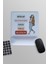 Artık Laf Anlatmıyorum Komik Eğlenceli Baskılı Dikdörtgen Bilek Destekli Mousepad 1