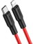 Hoco X21 Plus Pd 20W Type-C To iPhone Lightning Silikon Hızlı Şarj ve Data Kablos - KA7165-9506 1
