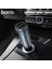 Hoco Z49 Çift USB Girişli Araç Şarj Başlık + USB To iPhone Lightning Kablo-(19 - KA6009-1388 3