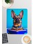 Kitap Okuyan Sevimli Köpekler No:1 Oyuncu Gaming Dikdörtgen Bilek Destekli Mousepad 1