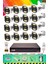 16 Kameralı 6 Warm LED Gece Renkli Görüş-Cepten Izle-Su Geçirmez Güvenlik Kamerası Seti 320GB 1