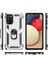 Samsung Galaxy A02S Kılıf Sofya Yüzüklü Silikon Kapak - Gümüş - KA3570-2810 3