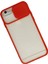 iPhone 6 Kılıf Palm Buzlu Kamera Sürgülü Silikon - Kırmızı - KA8693-6357 2