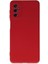Samsung Galaxy M52 5g Kılıf Nano Içi Kadife Silikon - Kırmızı - KA1853-4043 1