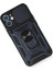 iPhone 12 Kılıf Pars Lens Yüzüklü Silikon - Lacivert - KA4304-6786 3