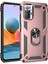 Xiaomi Redmi Note 10 Pro Kılıf Sofya Yüzüklü Silikon Kapak - Rose - KA9902-1032 1