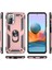 Xiaomi Redmi Note 10 Pro Kılıf Sofya Yüzüklü Silikon Kapak - Rose - KA9902-1032 3