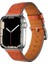 Zore ​​​apple Ile Uyumlu Watch 38MM/40MM Krd-76 Pu Deri Kordon Strap Kayış Turuncu 1