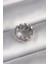 316L Çelik Gümüş Renk Zirkon Taşlı Yaprak Model Tragus Piercing 1