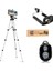 Teknosepetim Bluetooth Lu Telefon Tutuculu Tripod 102 cm Kamera Telefon Tutuculu Canon, Nikon, Pent 1