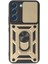 Samsung Galaxy S23 Kılıf Pars Lens Yüzüklü Silikon - Gold - KA5455-8040 1