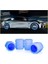 Mercar Gece Parlayan Neon Fosforlu Sibop Kapağı, 2 Adet, Plastik, 2 Cm, Tüm Arabalara Uygun (Mavi) 1