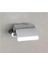 System Ovalın Kapaklı Tuvalet Kağıtlığı Krom Renk 87X137X159 mm 1