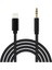 Pdateknoloji Concord Iphone Lightning Aux Kablosu 3.5mm JH-023 - Siyah 1