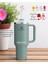 Quencher Pipetli Termos 1,18 L Yeşil 2