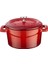 Metal Döküm Mini Tencere, 10 Cm, 0.35 L Hacim, Kırmızı 1