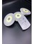 Mobee Uzaktan Kumandalı Yapışkanlı Kablosuz LED Spot Lambalar 3 LED +1 1