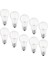 10'lu LED Value CLA60 8.5W 827 2700K Sarı E27 LED Ampul 1