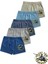 %95 Pamuklu Erkek Çocuk Boxer Külot Iç Çamaşır 6lı Set 3