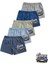 %95 Pamuklu Erkek Çocuk Boxer Külot Iç Çamaşır 6lı Set 4
