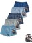 %95 Pamuklu Erkek Çocuk Boxer Külot Iç Çamaşır 6lı Set 8