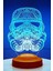 Sevgilambası 3D Star Wars Askeri Stormtrooper 3 Boyutlu LED Lamba 1