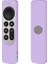 Tv 4k 2021 İle Uyumlu Kılıf Silikon Koruma Kumanda Koruma Kılıfı Tam Uyumlu Lila (L 1