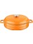 Metal Spring Serisi - Döküm Çok Amaçlı Tencere, Yuvarlak, 28 Cm, Mat Emaye, Parlak Siyah Taban 1