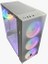 Wmesh Beyaz 4X120MM Rainbow Fan Atx Oyuncu Bilgisayar Kasası 1