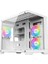 Nova Beyaz 3 Rgb Fanlı Temperli Cam Panel Boş M-Atx Gaming Oyuncu Bilgisayar Kasası 1