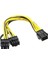 Ancheyn Pci 8 Pin (6+2) 2x Pci-E Ekran Kartı Power Çoklayıcı Kablosu 4302 1